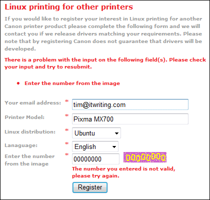 Linux printing for other printers