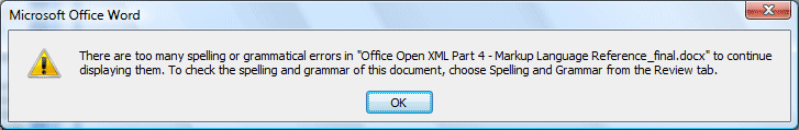 There are too many spelling or grammatical errors in Office Open XML Part 4 - Markup Language Reference_final.docx to continue displaying them.