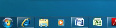 Windows 7 taskbar Windows 7 taskbar