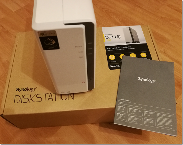 Review: Synology DS119J. Great system but single bay and 