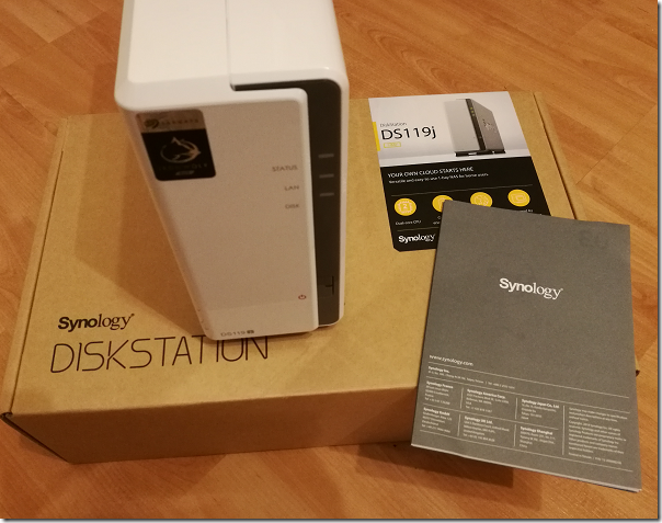 Review: Synology DS119J. Great system but single bay and